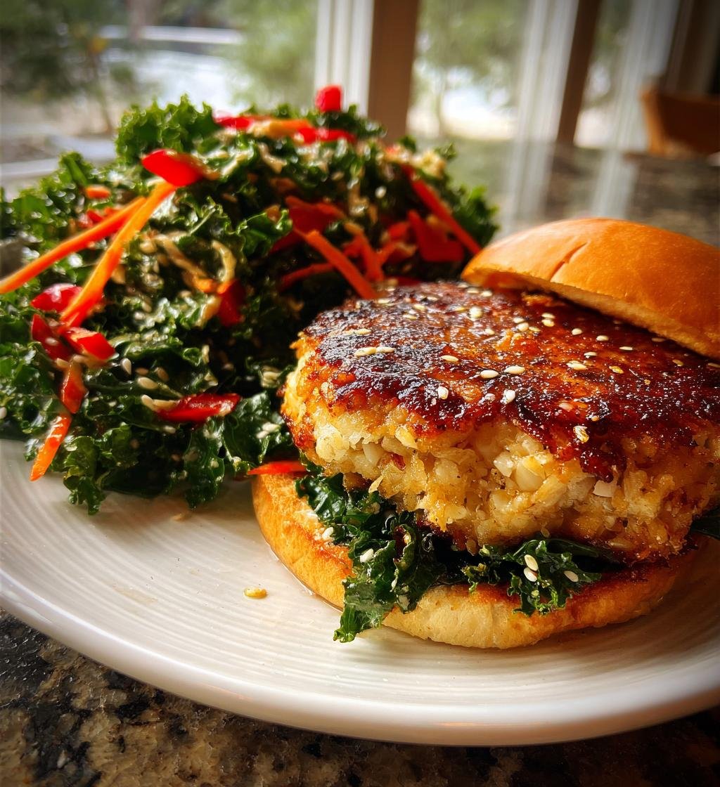 fiskburgare med asiatisk kalsallad recept