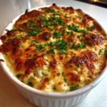 gratinerad krabba med ost recept