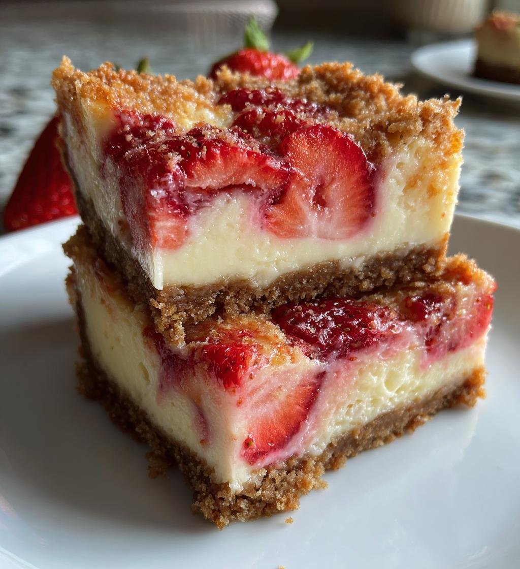 jordgubbsswirlad cheesecakebarer recept - detail 1