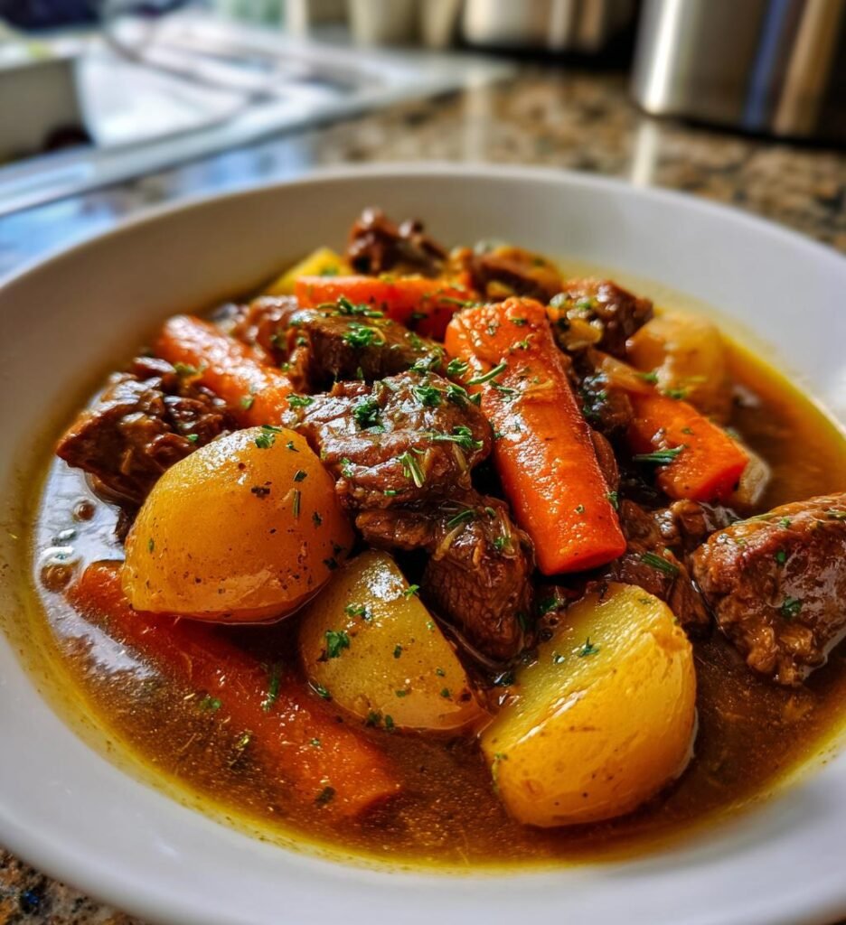 langkokt notkottgryta med gronsaker recept