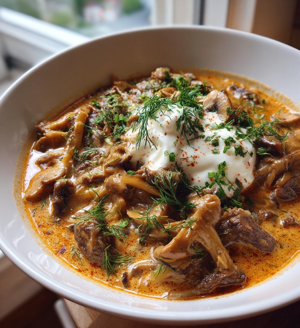 notkotts och svampstroganoff med graddfil - detail 1